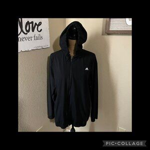 Adidas Black hooded jacket